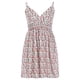 thumbnail image 5 of Vestido de princesa informal con cuello en V y cintura floral para mujer Fridja  hjkh6833, 5 of 8