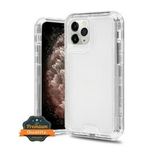 Xpression Phone Case Premium Hybrid Full-Body Dual Layer Shockproof Frame Bumper Hard PC & TPU Rubber Silicone 3 Layers Protective Clear Transparent Cover for Apple iPhone 11 Pro Max
