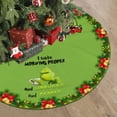 thumbnail image 1 of Grinch Christmas Decorations Grinch Decor the Grinch Christmas Tree Skirt, Red & Green Merry Christmas Tree Skirt Collar, Soft Xmas Holiday Decoration, 1 of 3