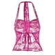 thumbnail image 4 of Top transparente con encaje para mujer, blusa sexy y casual de manga corta., 4 of 8