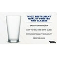thumbnail image 3 of 10 Frosted Pint Glasses Set, 16 oz. - Barware, Mixing Glass, Durable - Frosted, 3 of 5