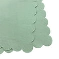 thumbnail image 5 of Scalloped Cocktail Napkins 100 Sheets 25cm Scalloped Cocktail Napkin Disposable Paper Napkins for Baby Shower Wedding Birthday Party Thick Absorbent, 5 of 7
