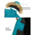 thumbnail image 3 of Wantdo Women's Puffer Jackets Insulated Winter Coat Thicken Outwear Puffer Coats Teal Blue S, 3 of 9