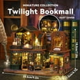 thumbnail image 2 of Flever Dollhouse Miniature DIY House Kit Creative Room with Furniture and Glass Cover for Romantic Artwork Gift (Twilight Bookmall) 103, 2 of 3