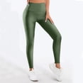 thumbnail image 6 of Celsior Cellulite Leggings Scrunch Butt Lifting Leggings Lightweight Slim Fit Pants Pants for Workout Running Athletic Fitness Sport Pants Full Length Buttery Soft Yoga Pants Breathable Army Green XL, 6 of 7