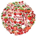 thumbnail image 2 of 35pcs-50pcs Cute Stickers Kids Stickers Strawberry Stickers Jam Stickers DIY Stickers for Suitcase Fridge, 2 of 9