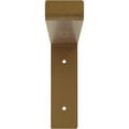 thumbnail image 3 of Ekena Millwork 2"W x 10"D x 7 1/4"H Steel Truss Shelf Bracket, Hammered Gold, 3 of 11