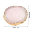 thumbnail image 2 of Fugacal Nail Art Palette, Nail Polish Makeup Pallete Manicure Nail Diy Tool Resin Nail Art Palette Paint Drawing Color Dish Golden Edge For Nail Diy Design Nail Art(04) Fugacal No se aplica, 2 of 6