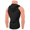 thumbnail image 6 of Men's UPF 50+ Hooded Sun Shirt, Lightweight Long Sleeve Fishing Shirt with Hood, Quick-Dry Rash Guard Sun Protective Shirt for Hiking, Beach, and Outdoor Activities Black L, 6 of 6