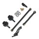 thumbnail image 4 of Kit de Palanca de Dirección de Coche RC para 1/12 MN82 MN78 D90 D91 D96 MN98 99S RC Piezas de Actualización de Coche Negro, 4 of 5
