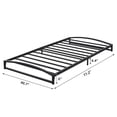 thumbnail image 5 of 6 Inches High Twin Size Metal Platform Bed Frame, Mattress Foundation/Metal Slat Support/No Box Spring Needed, Black, 5 of 5