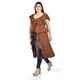 thumbnail image 2 of Blusa larga con volantes Roman Fashion/ Tallas Extras, 4370 (Chedron) cafe 38, 2 of 5