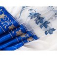thumbnail image 2 of RT Designers Collection PNP48556 90 in. Pia Embroidered Panel with Double Valance, Navy, 2 of 2