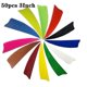 thumbnail image 2 of 50 Uds 3 "escudo cortado Fletching plumas de flechas plumas de pavo tiro con arco flecha accesorios Fletches plumas Real Nutral 3 pulgadas, 2 of 5