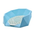 thumbnail image 2 of Inodoro para perros y gatos, lavabo grande para interiores y exteriores, soporte para almohadilla de entrenamiento con azul, 2 of 8