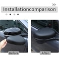 thumbnail image 4 of TINKI 2PCS Rearview Mirror Covers for Honda Pilot 2016-2022/ Ridgeline 2020-2023/ Passport 2019-2023, ABS Material Door Side Mirror Guard Cover Cap Exterior Accessories, 4 of 14