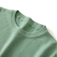 thumbnail image 5 of OGLCCG Men's Knit T-Shirts Short Sleeve Crewneck Fitted Business Shirt Casual Solid Color Comfy Textured Pullover Tees,XL,Green, 5 of 6