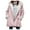 Pink, variant on yardsong Womens Pea Coats Winter Hoodies Fleece Jackets Soft Fuzzy Long Outwear Casual Sherpa Jacket Horn Button Overcoats Navy,XXXXL