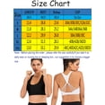 thumbnail image 3 of FANNYC Women's Crisscross Sports Hollow Bras Crop Tops for Women Seamless Wirefree Comfortable Padded Cute Sports Bra Middle Impact Workout Crop Tops With Removeable Pads, 3 of 7