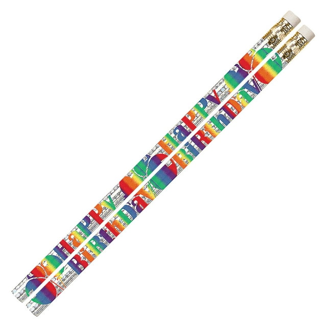 Musgrave Pencil Co Cumpleaños Blitz Lápices Motivacionales Útiles Escolares