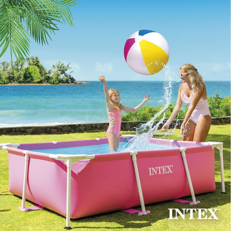 Inflatable Swim Ring Circle Blow Up Pool Open Box INTEX