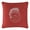 Red, variant on Sparkles Home Santa Rhinestone Pillow Pewter 20x20