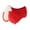 Red, variant on Horse English Quilted Correction Wither Relief Half Pad White 72TS32PR