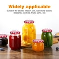 thumbnail image 3 of Masteelf Reusable Canning Lids with Airtight Seal for Home Use Ideal for Storing Food in Regular Mouth Jars 40 Pieces, 3 of 8