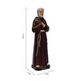 thumbnail image 2 of Hi-Line Gifts Saint Padre Pio Outdoor Garden Statue - 24", 2 of 7