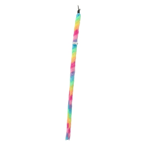 Repuesto de varita interactiva para gatos en forma de serpiente Unique Bargains, accesorio de recarga arcoíris-2