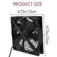 thumbnail image 5 of Dual 120mm 5v Usb Powered Pc Router Fans With Speed Controller High Airflow Cooling Fan For Router Cy, 5 of 5