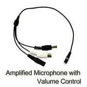 BlueCCTV CCTV External Amplified Microphonewith valume control, very small size! DC 12V