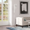 thumbnail image 2 of Evelyn&Zoe Modern Metal Floor Lamp with Clear Glass Shade, 2 of 12