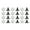 WT04 model, variant on 24Pcs/Pack Witch Crowns Hat Cake Toppers Kids Party Cupcakes Decoration Supplies