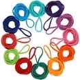 thumbnail image 4 of 2/8/9/12 Colors Loop Potholder Loops Weaving Loom Loops Bulk Weaving Craft Loops with Multiple Colors for DIY Crafts Supplies Compatible with 7 Inch Weaving Loom, 4 of 8