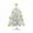 B, variant on hengsof White Mini Christmas Tree, 24 Inch Tabletop Artificial Xmas Pine Tree with Gold Top Star, Small Spruce Tree for Holiday Winter Home Party Decor