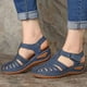 thumbnail image 1 of Sandalias de estilo bohemio para Mujer, zapatos de gladiador con tacón, cuñas elegantes, Verano, 1 of 5