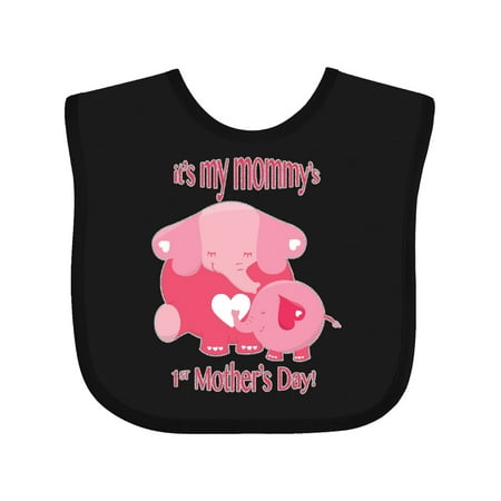 

Inktastic It s My Mommy s 1st Mother s Day Gift Baby Boy or Baby Girl Bib