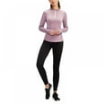 thumbnail image 6 of Women's Workout Long Sleeve Shirts - Ladies Yoga Running Tops Quarter Zip Pullovers, 6 of 8