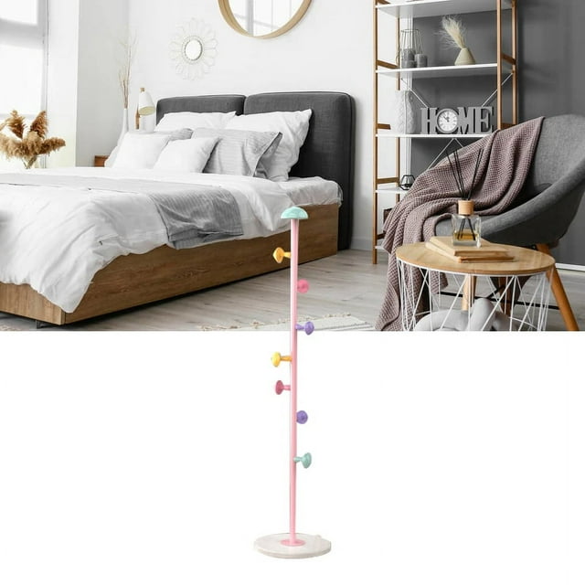 Metal Coat Rack,Stand Hanger Rack Metal Free Standing Hall Tree Coat Tree Professional Grade