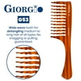thumbnail image 2 of 8" Handmade Wide Tooth Detangling Comb, 2 of 15