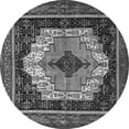 thumbnail image 1 of Ahgly Company Indoor Round Persian Gray Traditional Area Rugs, 4' Round, 1 of 1