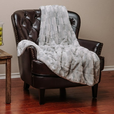 Chanasya Super Soft Cozy Sherpa Fuzzy Fur Warm Throw Blanket