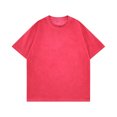 thumbnail image 1 of pstuiky camisetas para hombre, Camisas casuales vintage de color liso con cuello redondo y manga corta para hombre ropa de hombre m, 1 of 3