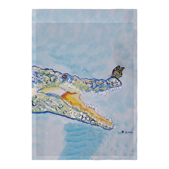Betsy Drake FL548G Croc & Drapeau Papillon - 28 x 40 Po.