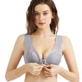 thumbnail image 2 of Sonducket Sujetador cómodo de belleza con cierre frontal, Sujetador deportivo con forma 5D Push Seamless No Trace Back, Womens Comfort Lace Grey Type3 NO3, 2 of 6
