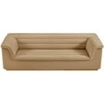 thumbnail image 6 of Meridian Furniture Cascade Camel Velvet Fabric Sofa, 6 of 18