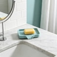 thumbnail image 4 of Silicone Soap Dishes With Drains Spout Draining Sink Organizer Tray For Bathroom And Kitchen Sponges And Dispensers Antiskid And Dishwasher Safe, 4 of 6