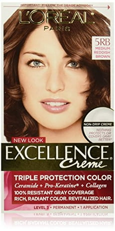 l oreal excellence creme permanent hair color medium coppery golden brown 8 43 1 74 oz pack l or 233 al excellence cr 233 me permanent hair color 5rb medium reddish brown l oreal excellence creme permanent hair color medium coppery golden brown 8 43 1 74 oz pack l or 233 al excellence cr 233 me permanent hair color 5rb medium reddish brown