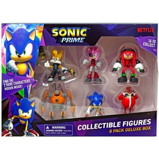 Sonic Multi Pack 2 Action Figure (6 Classic Figures - Knuckles,, Super,  Amy, Metal and Tails) TRU Exclusive 